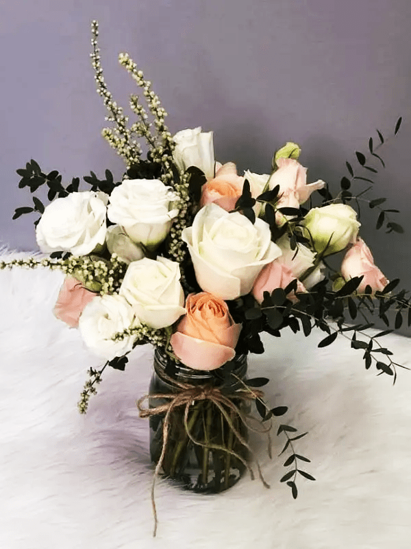 Garden Themed Flowers In Maison Jar R92 png